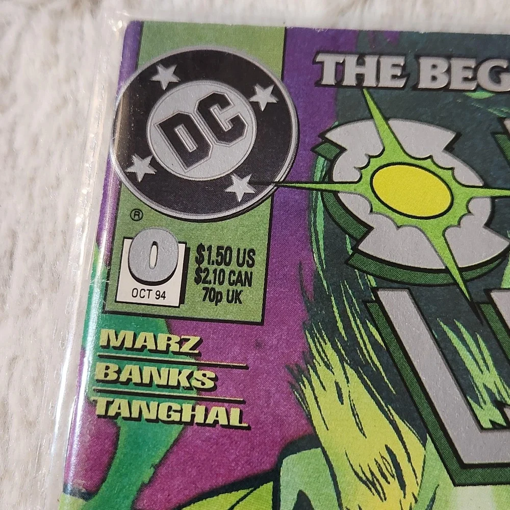 Vintage Green Lantern #0 DC Comics Oct 1994‎ Superhero Comic Marz Banks Tanghal